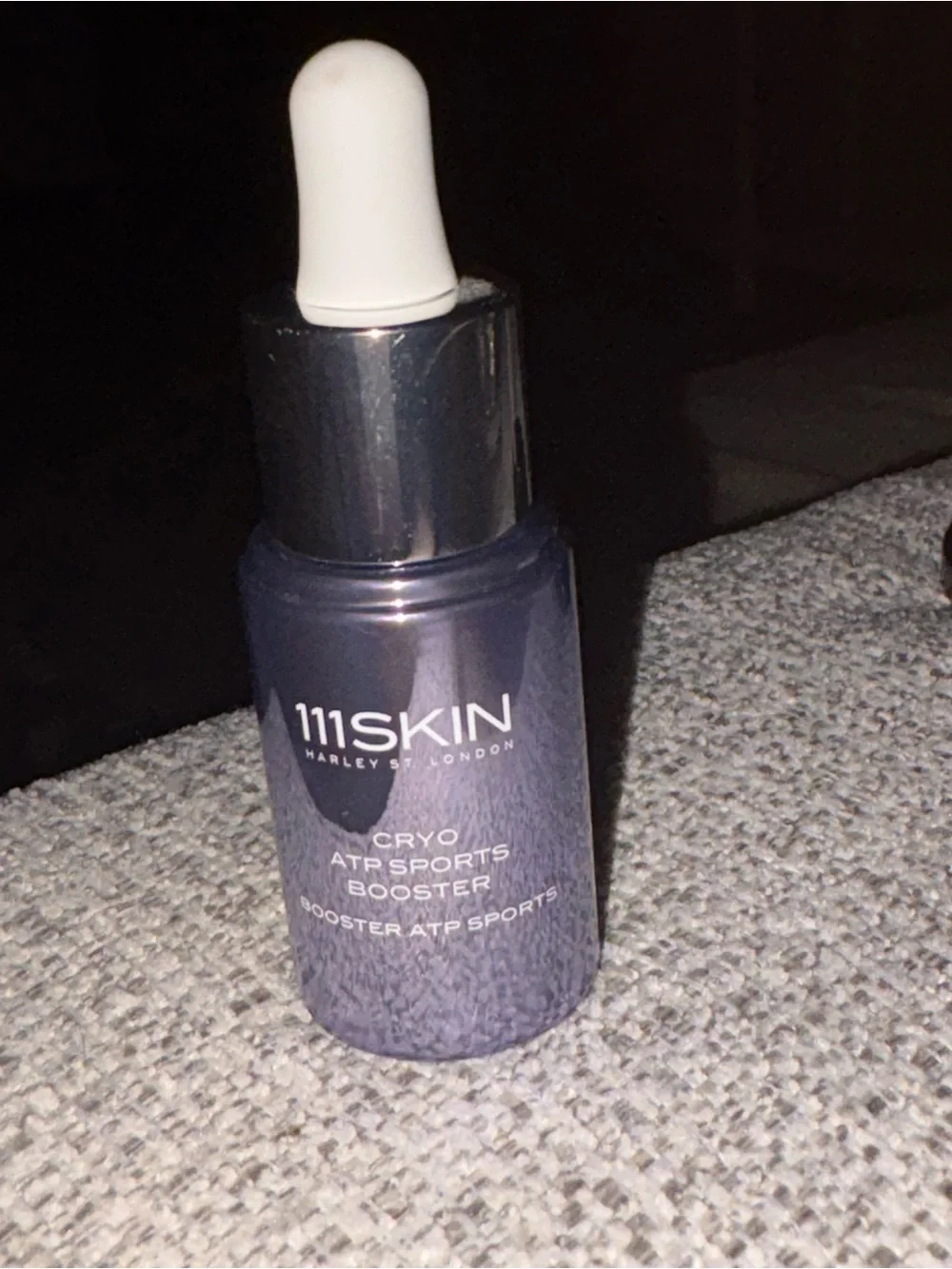 111SKIN Cryo ATP Sports Booster — Purple Bottle with Silver Cap